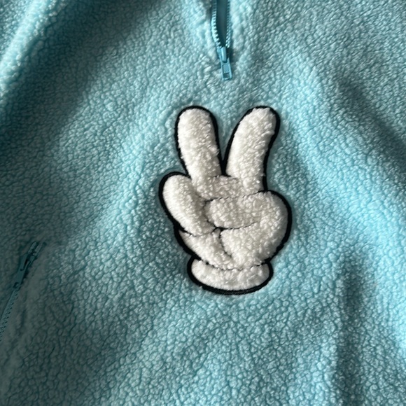 NWOT Disney Quarter Zip Sherpa - Picture 2 of 7